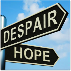 despair or hope signpost